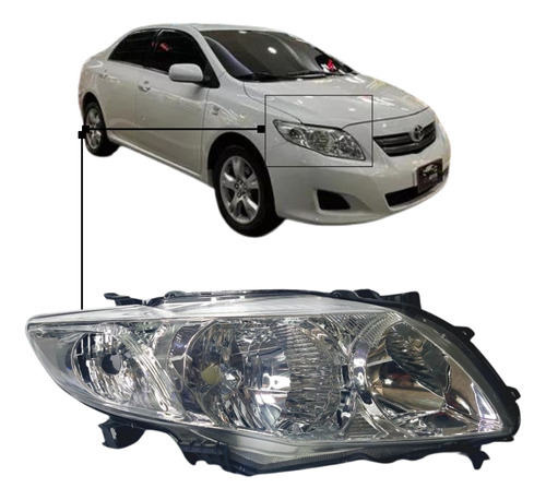 Faro Delantero Rh Toyota Corolla Xei 2009-2011