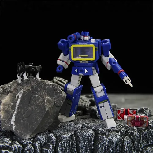 Billlie ZAP soundwave MD フェイスミニポーチ　ツキ Transformers Soundwave Soldado Minicubo De Fita Deformável
