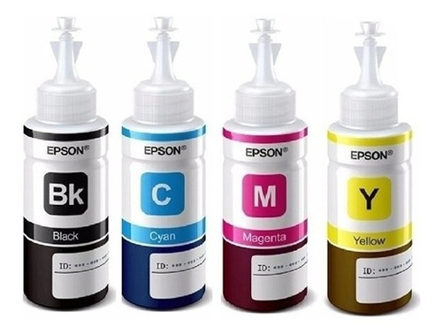 Tintas Genéricas Epson 70ml Colores Negro Amari Azul Magenta