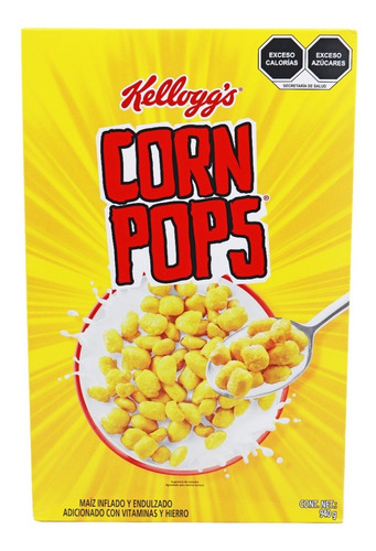 Cereal Corn Pops Kellogg's 940gr Maiz Inflado 