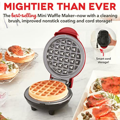 Dash Dmw005gbar06 Mini Maker For Individual Waffles, Hash