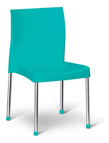 Cadeira Poltrona Jantar Cozinha Sala Quarto Mesa Casa Cor da estrutura da cadeira Azul-turquesa Cor do assento Azul-turquesa