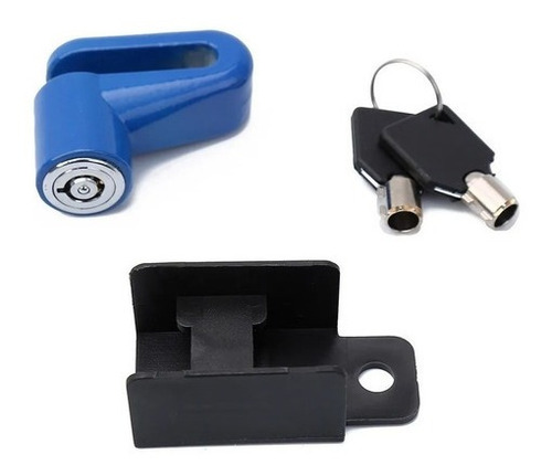 Imagen 4 de 4 de Tranca Candado Para Disco De Freno Moto Y Bicicleta