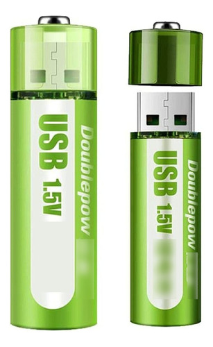 Pilas Aa Ecológicas Rercargables Usb 1.5v (2 Unidades) M®