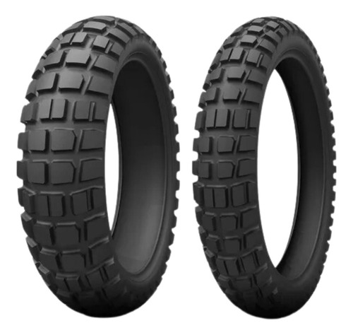 Pneu Kenda 120/70b19 + 170/60b17 K784 Big Block Moto