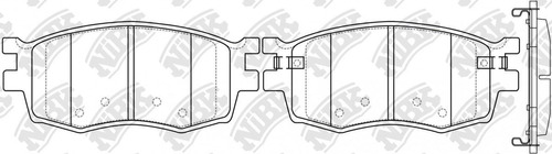 Pastillas Delanteras Para New Accent 2006 - 2012 Nibk
