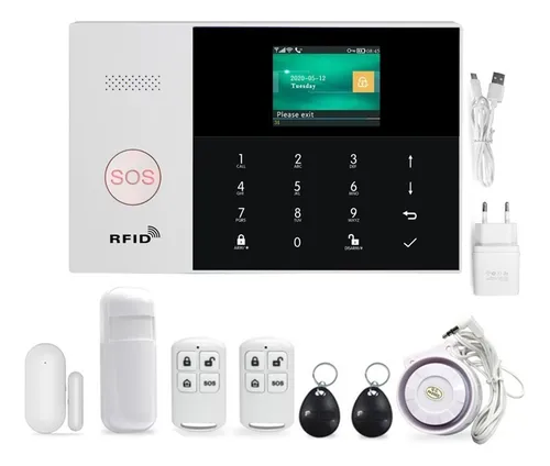 Alarma 4g+wifi Homologados Para Casa Aviso A Celular