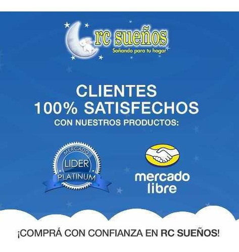 Imagen 7 de 7 de Colchon Una 1 Plaza Placa Nuevo Deseos Oferta Imperdible!