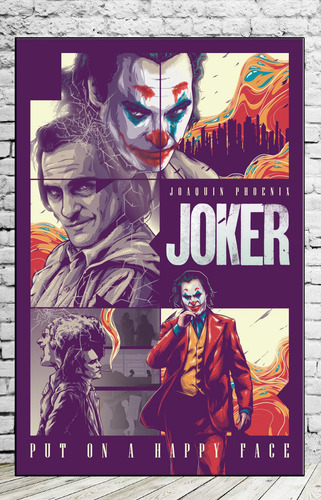 Cuadro Joker Guason Batman 40x55 Calidad Premium ...