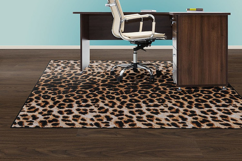 Brumlow Mills Animal Print Pattern Area Rug Para Sala D...