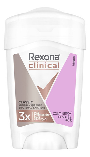 Desodorante Rexona Clinical Classic Women En Crema X 48 G