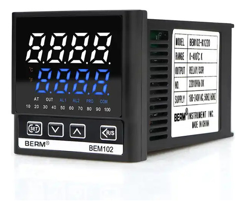 Controlador Temperatura Termostato 220v Salida Ssr Y Rele