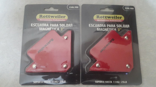 Escuadras Magneticas Soporte Soldar 11 Kg 3 PuLG Kit (x) 2 