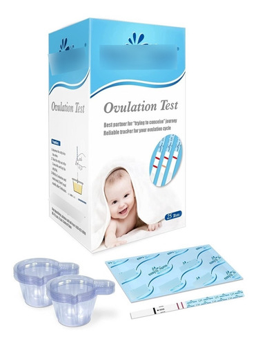 Test Tiras Reactivas De Ovulación 99% De Precisión Pack 25+4