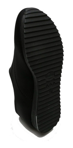 Imagem 4 de 5 de Tênis Feminino Casual Usaflex Diabate V9103 Preto/lycra