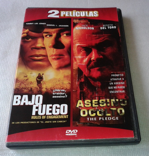 Bajo Fuego / Asesino Oculto  2 Peliculas En 1 Dvd