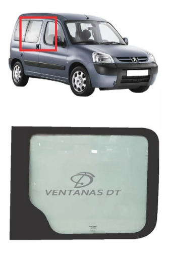 Vidrio Ventilete Partner Berlingo Derecho Delantero 