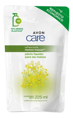 Jabón Líquido Para Manos Repuesto Economico Avon Naturals