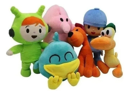 Pocoyo, Elli, Duck, Loula, Juego De Peluche De Aves