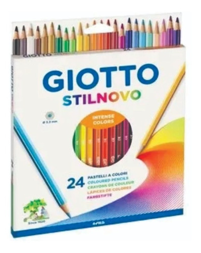 Lapices Color Giotto Stilnovo Largos X 24 Unidades X 5 Cajas