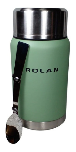 Vianda Termo Cuchara Rolan 600ml Acero Inox Doble Escolar/of