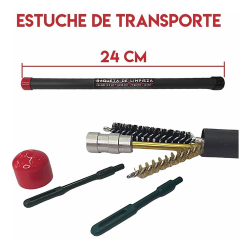 Baqueta De Bronce Multicalibre Swat Rifles Pistolas