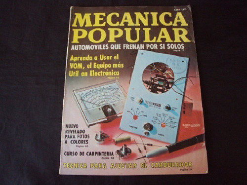 Revista Mecanica Popular (abril De 1973)