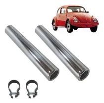 Comprar Kit Ponteiras + Abraçadeiras Fusca Fusquinha Cromado C\u002F Abaf