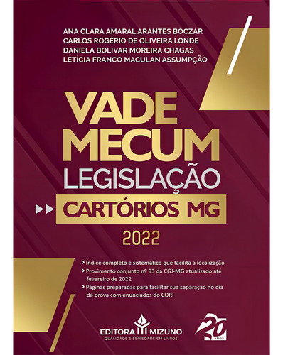 Vade Mecum - Legislação Cartórios/mg