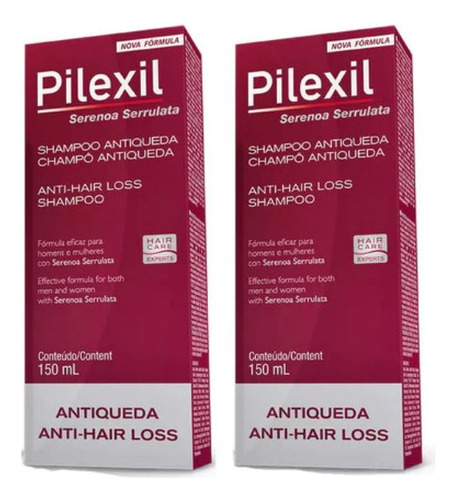 KIT DE CHAMPÚ MEGALABS PILEXIL, CHAMPÚ ANTICAÍDA, 150 ML, LV2 PG1, kit 2 de neutro en botella de 300 ml y 300 g