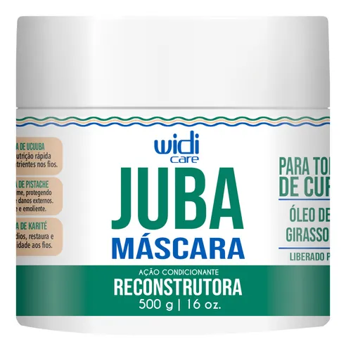 Widi Care Juba Máscara Reconstrutora Condicionante 500g