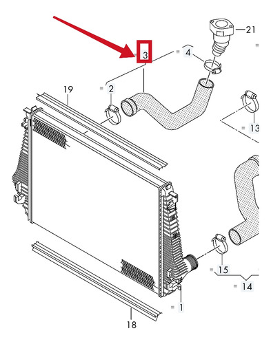 Manguera Turbo Vw Amarok Lado Derecho Alternativa 