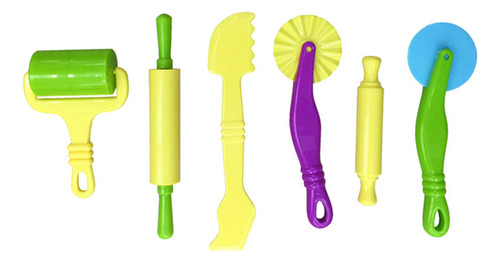 Juego De Herramientas De Plastilina 3d, 6 Unidades/juego De
