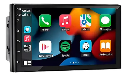 Multimidia Universal 7' 2din Android 13 Carplay Android Auto Preto