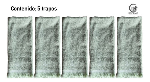 5 Trapos Cocina Secadores Toalla De Cocina Paño 100%algodón