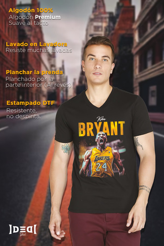 Playera Kobe Bryant Cuello Redondo