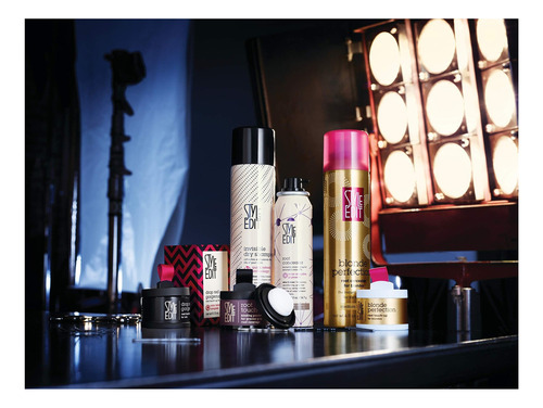 Style Edit Polvo Retoque Raíces Cabello Negro | Cubre Canas