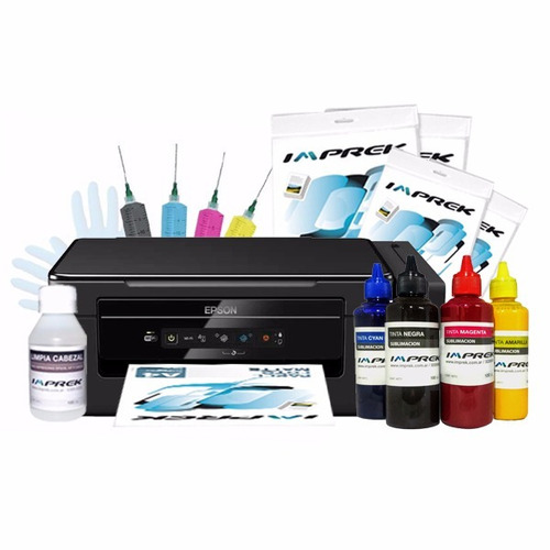 Epson L395 Wifi Kit Sublimacion Tinta + Papel A4 Imprek