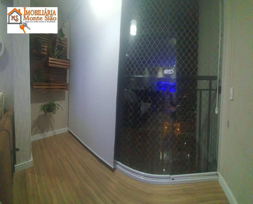 Imagem 9 de 25 de Apartamento Com 3 Dormitórios À Venda, 57 M² Por R$ 359.000,00 - Vila Rio De Janeiro - Guarulhos/sp - Ap1868