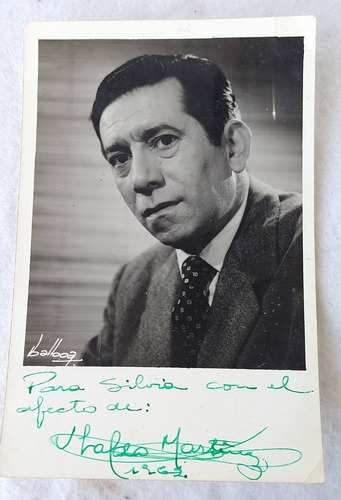 Fotografía Foto Firmada Autografo Actor Ubaldo Martinez #14