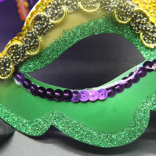 Disfraz De Halloween De Máscara De De Plumas Para Mujeres