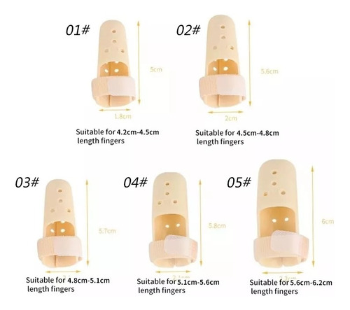 Ferulas Para Dedos De La Mano Corrector Soporte Ajustable