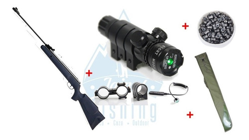 Rifle Crosman Fury 5.5+mira Láser+funda+postones Geoutdoor