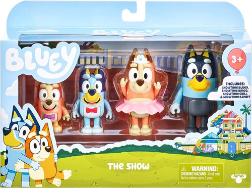 Set De Figuras Bluey Y Su Familia The Show