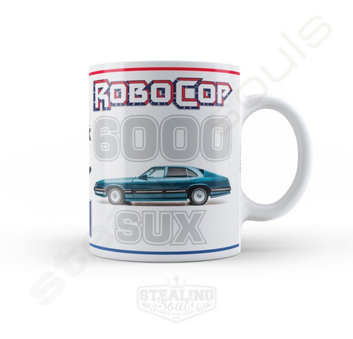 Taza De Porcelana Fierrera | Robocop 1987 | 6000 Sux | Movie