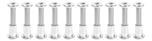 Tornillos De Cabeza Plana M6x30, Juego De 10 Pares De Tuerca