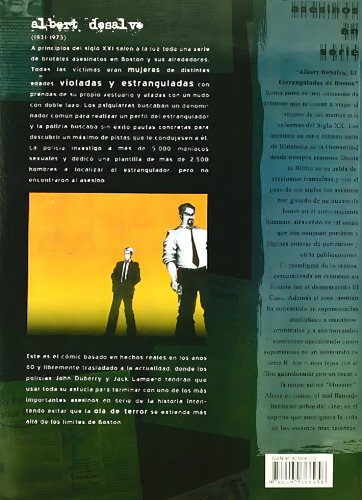Albert de salvo, el estrangulador de Boston (comic), de Pla, Jordi. Editorial QUARENTENA EDICIONES, tapa pasta blanda en español, 2004