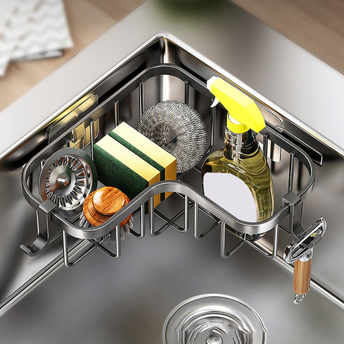 L Rack Z Storage Rack Para Grifo De Cocina, Fregadero,