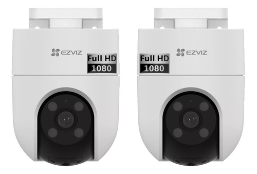 Cámara 360º Wifi Ptz Ezviz H8c Con Seguimiento 1080p Pack X2