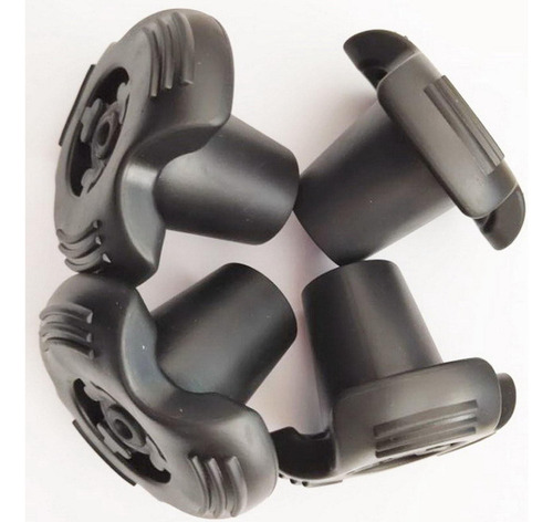 Zy 4 Piezas De Puntas De Bastón Puntas De Goma 19mm
